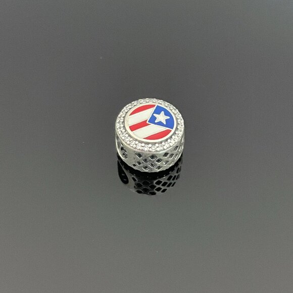 Pandora Puerto Rico Flag Exclusive Dangle Charm - Picture 4 of 6